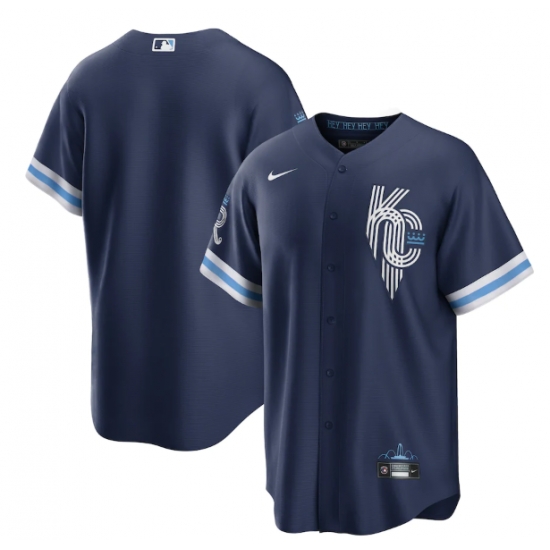 Men Kansas City Royals Blank 2022 Navy City Connect Cool Base Stitched jersey Men Kansas City Royals Blank 2022 Navy City Connect Cool Base Stitched jersey