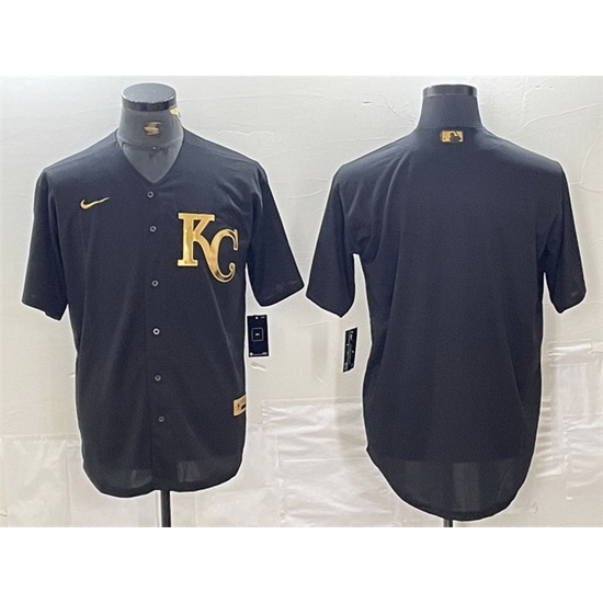 Men Kansas City Royals Blank Black Cool Base Stitched Jersey Men Kansas City Royals Blank Black Cool Base Stitched Jersey