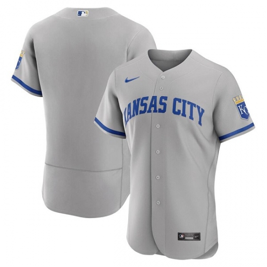 Men Kansas City Royals Blank Grey Flex Base Stitched Jersey Men Kansas City Royals Blank Grey Flex Base Stitched Jersey