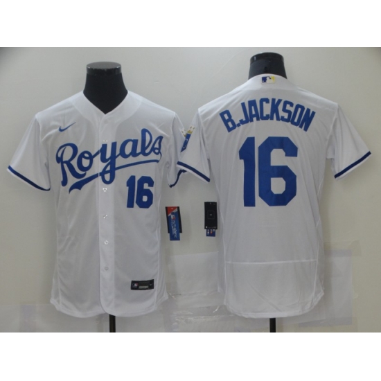 Men Nike Kansas City Royals Bo Jackson 16 White Alternate Stitched Baseball Jersey Men Nike Kansas City Royals Bo Jackson 16 White Alternate Stitched Baseball Jersey