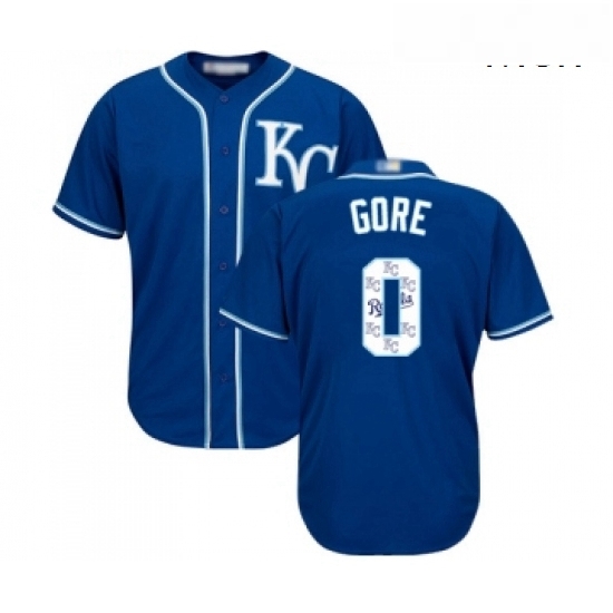Mens Kansas City Royals 0 Terrance Gore Blue Authentic Blue Team Logo Fashion Cool Base Baseball Jersey Mens Kansas City Royals 0 Terrance Gore Blue Authentic Blue Team Logo Fashion Cool Base Baseball Jersey