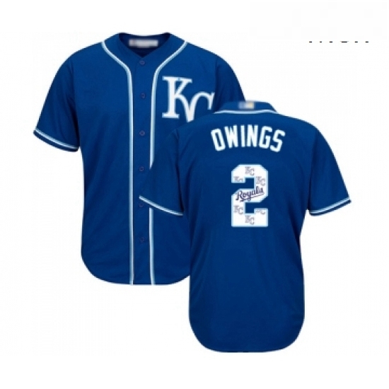 Mens Kansas City Royals 2 Chris Owings Blue Authentic Blue Team Logo Fashion Cool Base Baseball Jersey Mens Kansas City Royals 2 Chris Owings Blue Authentic Blue Team Logo Fashion Cool Base Baseball Jersey