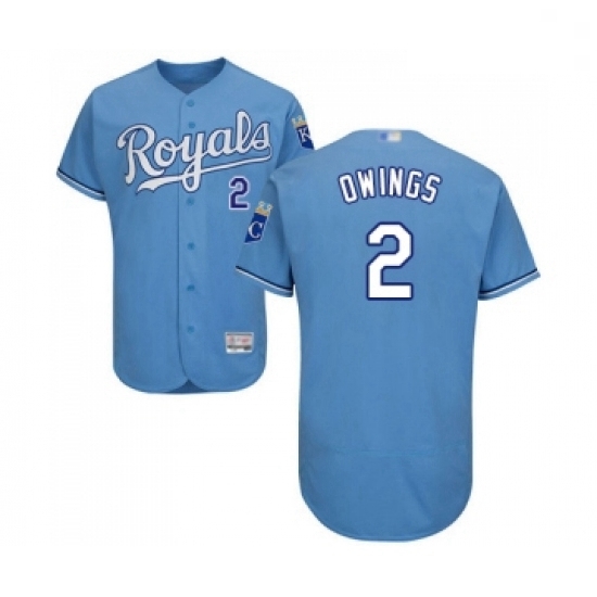 Mens Kansas City Royals 2 Chris Owings Light Blue Alternate Flex Base Authentic Collection Baseball Jersey Mens Kansas City Royals 2 Chris Owings Light Blue Alternate Flex Base Authentic Collection Baseball Jersey