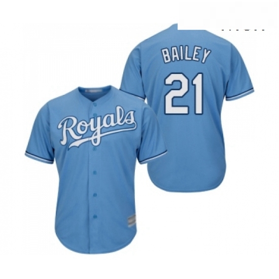 Mens Kansas City Royals 21 Homer Bailey Replica Light Blue Alternate 1 Cool Base Baseball Jersey Mens Kansas City Royals 21 Homer Bailey Replica Light Blue Alternate 1 Cool Base Baseball Jersey