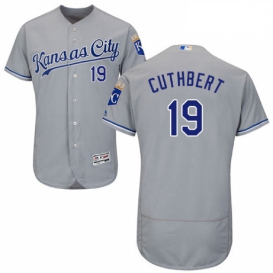 Mens Majestic Kansas City Royals 19 Cheslor Cuthbert Grey Road Flex Base Authentic Collection MLB Jersey Mens Majestic Kansas City Royals 19 Cheslor Cuthbert Grey Road Flex Base Authentic Collection MLB Jersey