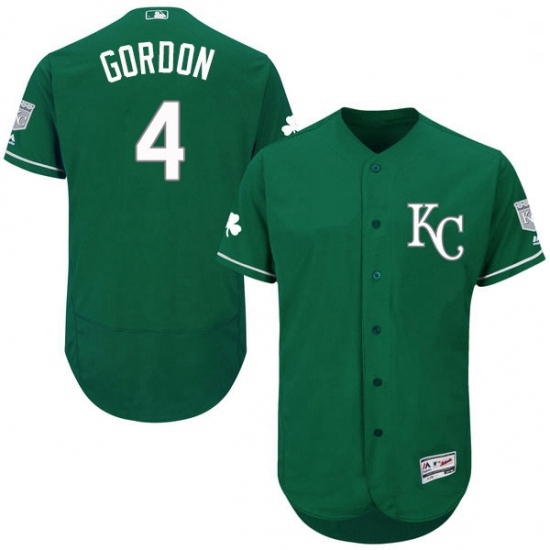 Mens Majestic Kansas City Royals 4 Alex Gordon Green Celtic Flexbase Authentic Collection MLB Jersey Mens Majestic Kansas City Royals 4 Alex Gordon Green Celtic Flexbase Authentic Collection MLB Jersey