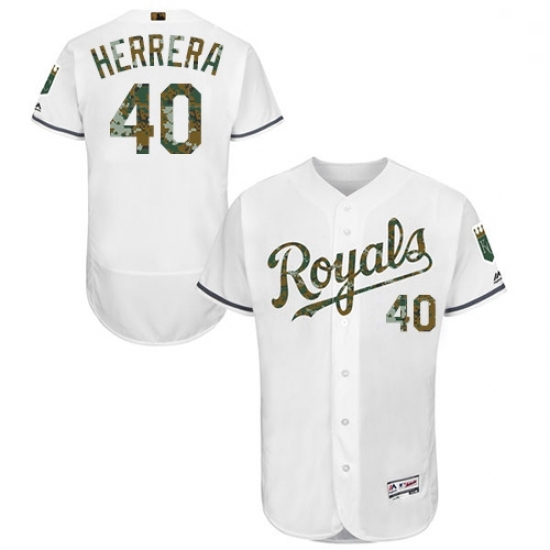 Mens Majestic Kansas City Royals 40 Kelvin Herrera Authentic White 2016 Memorial Day Fashion Flex Base Jersey Mens Majestic Kansas City Royals 40 Kelvin Herrera Authentic White 2016 Memorial Day Fashion Flex Base Jersey