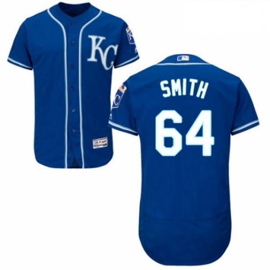 Mens Majestic Kansas City Royals 64 Burch Smith Royal Blue Alternate Flex Base Collection 2018 World Series Jersey Mens Majestic Kansas City Royals 64 Burch Smith Royal Blue Alternate Flex Base Collection 2018 World Series Jersey