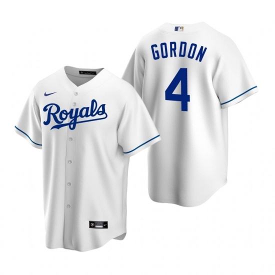 Mens Nike Kansas City Royals 4 Alex Gordon White Home Stitched Baseball Jerse Mens Nike Kansas City Royals 4 Alex Gordon White Home Stitched Baseball Jerse