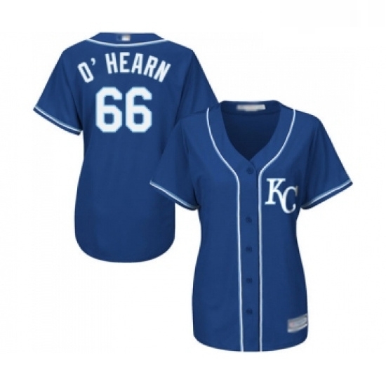 Womens Kansas City Royals 66 Ryan O Hearn Replica Blue Alternate 2 Cool Base Baseball Jersey Womens Kansas City Royals 66 Ryan O Hearn Replica Blue Alternate 2 Cool Base Baseball Jersey