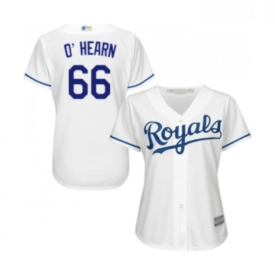 Womens Kansas City Royals 66 Ryan O Hearn Replica White Home Cool Base Baseball Jersey Womens Kansas City Royals 66 Ryan O Hearn Replica White Home Cool Base Baseball Jersey