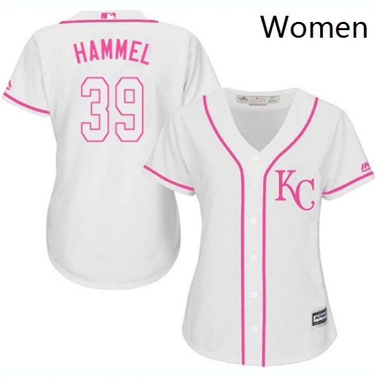 Womens Majestic Kansas City Royals 39 Jason Hammel Replica White Fashion Cool Base MLB Jersey Womens Majestic Kansas City Royals 39 Jason Hammel Replica White Fashion Cool Base MLB Jersey
