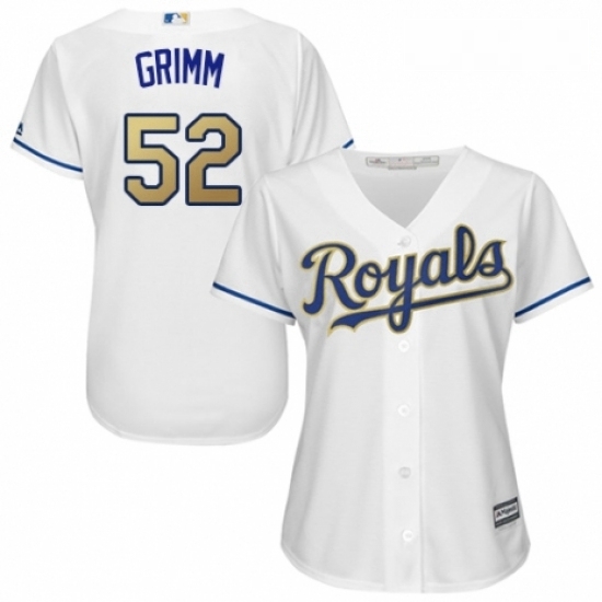 Womens Majestic Kansas City Royals 52 Justin Grimm Authentic White Home Cool Base MLB Jersey Womens Majestic Kansas City Royals 52 Justin Grimm Authentic White Home Cool Base MLB Jersey