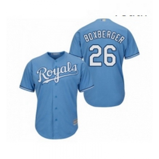 Youth Kansas City Royals 26 Brad Boxberger Replica Light Blue Alternate 1 Cool Base Baseball Jersey Youth Kansas City Royals 26 Brad Boxberger Replica Light Blue Alternate 1 Cool Base Baseball Jersey
