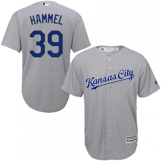 Youth Majestic Kansas City Royals 39 Jason Hammel Authentic Grey Road Cool Base MLB Jersey Youth Majestic Kansas City Royals 39 Jason Hammel Authentic Grey Road Cool Base MLB Jersey