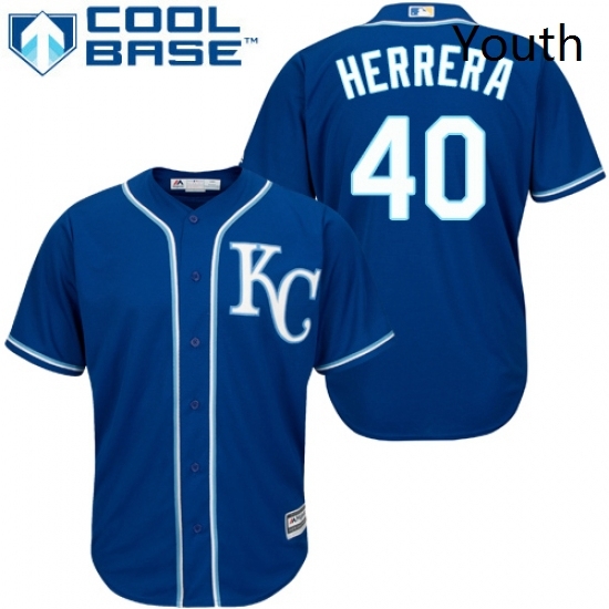 Youth Majestic Kansas City Royals 40 Kelvin Herrera Authentic Blue Alternate 2 Cool Base MLB Jersey Youth Majestic Kansas City Royals 40 Kelvin Herrera Authentic Blue Alternate 2 Cool Base MLB Jersey