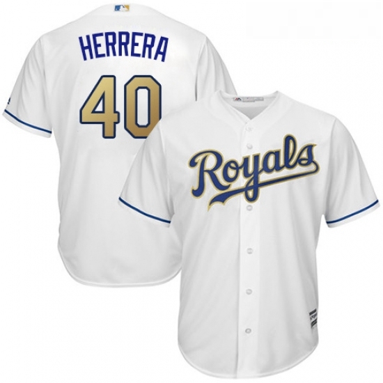 Youth Majestic Kansas City Royals 40 Kelvin Herrera Replica White Home Cool Base MLB Jersey Youth Majestic Kansas City Royals 40 Kelvin Herrera Replica White Home Cool Base MLB Jersey