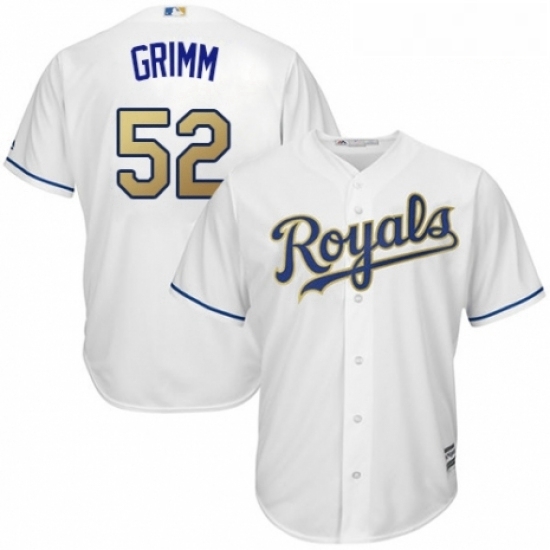 Youth Majestic Kansas City Royals 52 Justin Grimm Replica White Home Cool Base MLB Jersey Youth Majestic Kansas City Royals 52 Justin Grimm Replica White Home Cool Base MLB Jersey