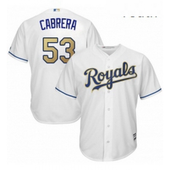 Youth Majestic Kansas City Royals 53 Melky Cabrera Authentic White Home Cool Base MLB Jersey Youth Majestic Kansas City Royals 53 Melky Cabrera Authentic White Home Cool Base MLB Jersey