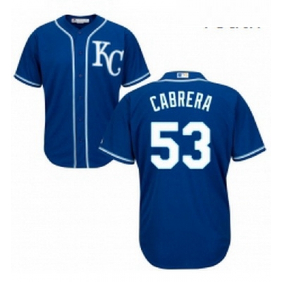 Youth Majestic Kansas City Royals 53 Melky Cabrera Replica Blue Alternate 2 Cool Base MLB Jersey Youth Majestic Kansas City Royals 53 Melky Cabrera Replica Blue Alternate 2 Cool Base MLB Jersey