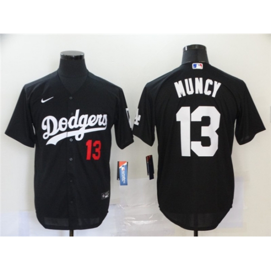Dodgers 13 Max Muncy Black 2020 Nike Cool Base Jersey Dodgers 13 Max Muncy Black 2020 Nike Cool Base Jersey