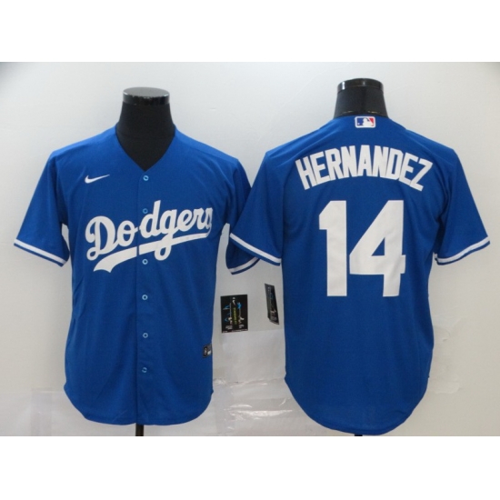 Dodgers 14 Enrique Hernandez Royal 2020 Nike Cool Base Jersey Dodgers 14 Enrique Hernandez Royal 2020 Nike Cool Base Jersey
