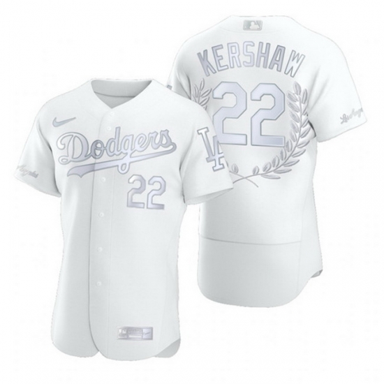 Dodgers 22 Clayton Kershaw White Nike Flexbase Fashion Jersey Dodgers 22 Clayton Kershaw White Nike Flexbase Fashion Jersey