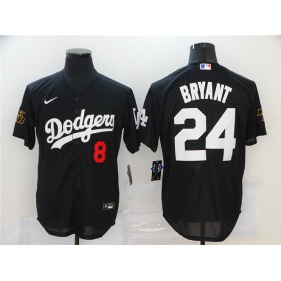 Dodgers 24 Kobe Bryant Black 2020 Nike KB Cool Base Jersey Dodgers 24 Kobe Bryant Black 2020 Nike KB Cool Base Jersey