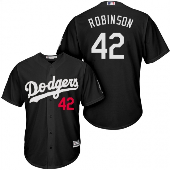 Dodgers 42 Jackie Robinson Black Turn Back The Clock Cool Base Jersey Dodgers 42 Jackie Robinson Black Turn Back The Clock Cool Base Jersey