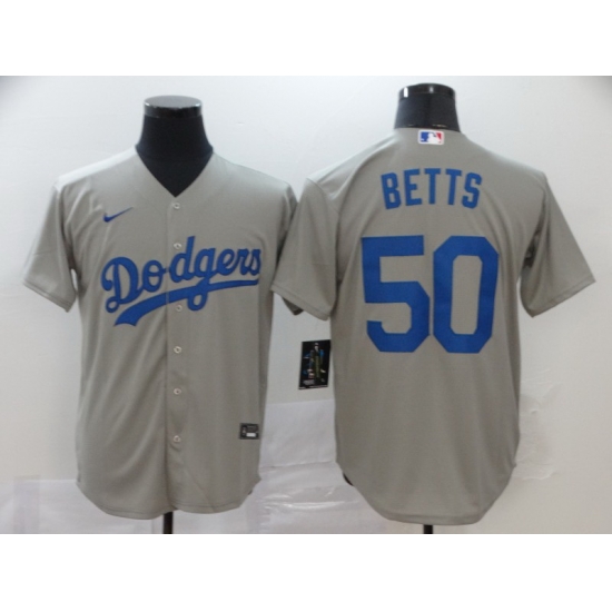 Dodgers 50 Mookie Betts Royal Gray 2020 Nike Cool Base Jersey Dodgers 50 Mookie Betts Royal Gray 2020 Nike Cool Base Jersey