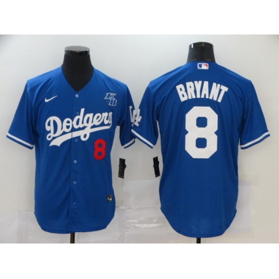 Dodgers 8 Kobe Bryant Royal 2020 Nike KB Cool Base Jersey Dodgers 8 Kobe Bryant Royal 2020 Nike KB Cool Base Jersey