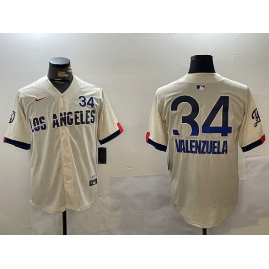 Los Angeles Dodgers 34 Fernando Valenzuela Authentic Collection Stitched MLB Jersey 1 Los Angeles Dodgers 34 Fernando Valenzuela Authentic Collection Stitched MLB Jersey 1