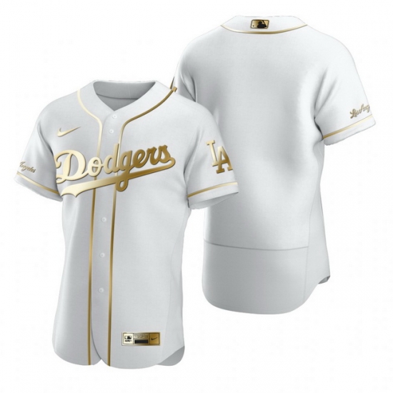 Los Angeles Dodgers Blank White Nike Mens Authentic Golden Edition MLB Jersey Los Angeles Dodgers Blank White Nike Mens Authentic Golden Edition MLB Jersey