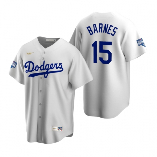Men Brooklyn Los Angeles Dodgers 15 Austin Barnes White 2020 World Series Champions Cooperstown Collection Jersey Men Brooklyn Los Angeles Dodgers 15 Austin Barnes White 2020 World Series Champions Cooperstown Collection Jersey