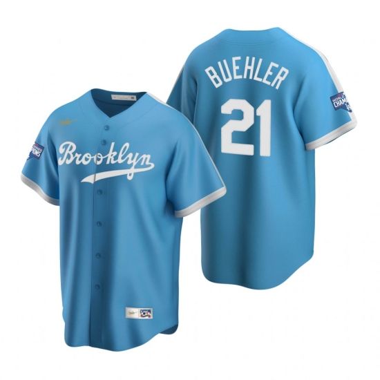 Men Brooklyn Los Angeles Dodgers 21 Walker Buehler Light Blue 2020 World Series Champions Cooperstown Collection Jersey Men Brooklyn Los Angeles Dodgers 21 Walker Buehler Light Blue 2020 World Series Champions Cooperstown Collection Jersey