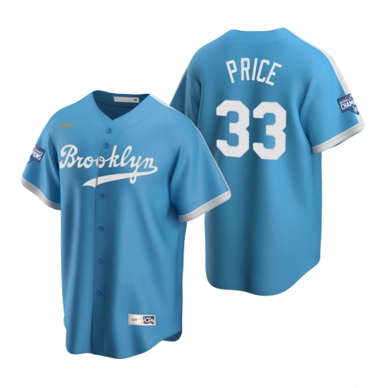 Men Brooklyn Los Angeles Dodgers 33 David Price Light Blue 2020 World Series Champions Cooperstown Collection Jersey Men Brooklyn Los Angeles Dodgers 33 David Price Light Blue 2020 World Series Champions Cooperstown Collection Jersey