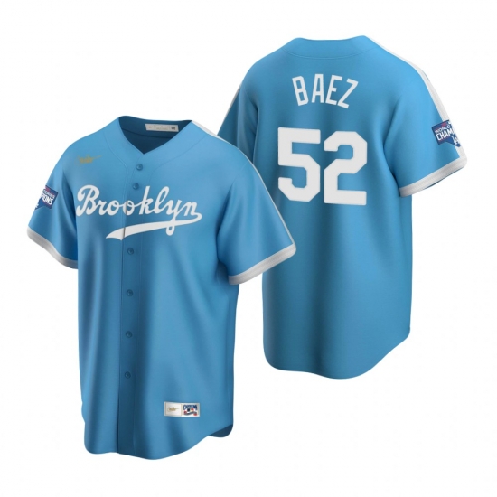 Men Brooklyn Los Angeles Dodgers 52 Pedro Baez Light Blue 2020 World Series Champions Cooperstown Collection Jersey Men Brooklyn Los Angeles Dodgers 52 Pedro Baez Light Blue 2020 World Series Champions Cooperstown Collection Jersey