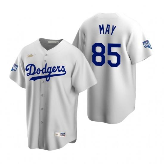 Men Brooklyn Los Angeles Dodgers 85 Dustin May White 2020 World Series Champions Cooperstown Collection Jersey Men Brooklyn Los Angeles Dodgers 85 Dustin May White 2020 World Series Champions Cooperstown Collection Jersey
