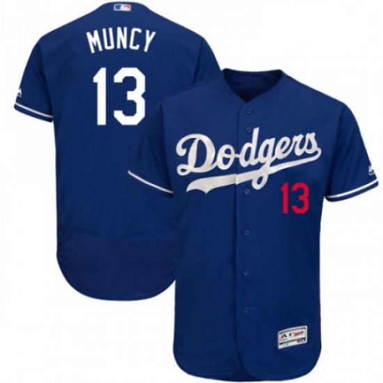 Men Dodgers 13 Max Muncy Blue Flex Base Stitched MLB jersey Men Dodgers 13 Max Muncy Blue Flex Base Stitched MLB jersey