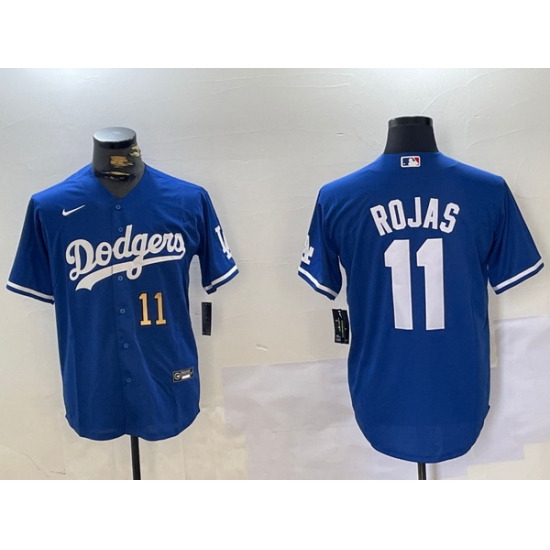 Men Los Angeles Dodgers 11 Miguel Rojas Royal Cool Base Stitched Baseball Jersey 5 Men Los Angeles Dodgers 11 Miguel Rojas Royal Cool Base Stitched Baseball Jersey 5
