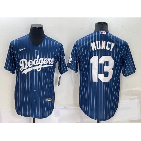 Men Los Angeles Dodgers 13 Max Muncy Navy Cool Base Stitched Baseball Jersey Men Los Angeles Dodgers 13 Max Muncy Navy Cool Base Stitched Baseball Jersey