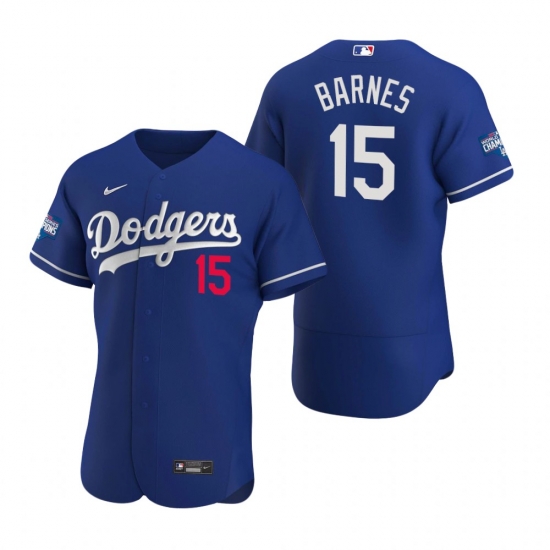 Men Los Angeles Dodgers 15 Austin Barnes Royal 2020 World Series Champions Flex Base Jersey Men Los Angeles Dodgers 15 Austin Barnes Royal 2020 World Series Champions Flex Base Jersey