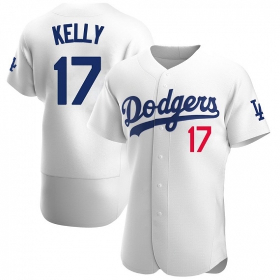 Men Los Angeles Dodgers 17 Joe Kelly White Flex Base Stitched Jersey Men Los Angeles Dodgers 17 Joe Kelly White Flex Base Stitched Jersey