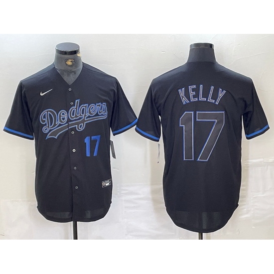 Men Los Angeles Dodgers 17 Shohei Ohtani Black Cool Base Stitched Baseball Jersey 6 Men Los Angeles Dodgers 17 Shohei Ohtani Black Cool Base Stitched Baseball Jersey 6