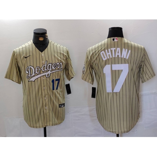 Men Los Angeles Dodgers 17 Shohei Ohtani Cream Cool Base Stitched Jersey 7 Men Los Angeles Dodgers 17 Shohei Ohtani Cream Cool Base Stitched Jersey 7