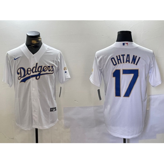 Men Los Angeles Dodgers 17 White Gold Championship Cool Base Stitched Jersey 6 Men Los Angeles Dodgers 17 White Gold Championship Cool Base Stitched Jersey 6