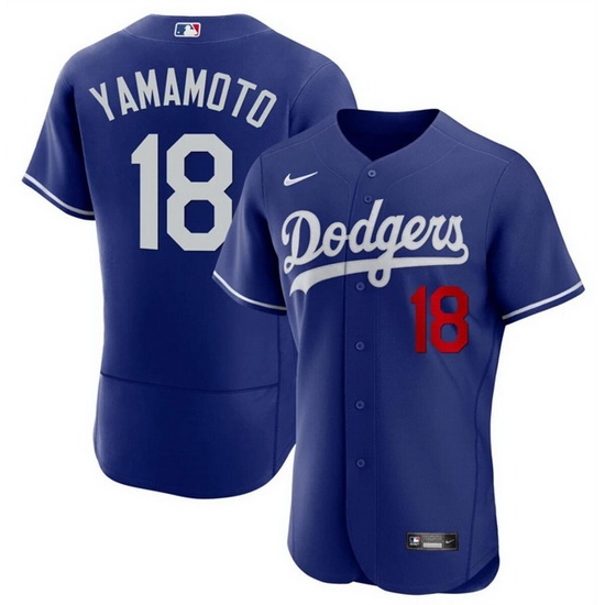 Men Los Angeles Dodgers 18 Yoshinobu Yamamoto Royal 2023 Flex Base Stitched Baseball Jersey Men Los Angeles Dodgers 18 Yoshinobu Yamamoto Royal 2023 Flex Base Stitched Baseball Jersey