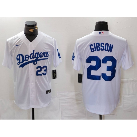 Men Los Angeles Dodgers 23 Kirk Gibson White Cool Base Stitched Baseball Jersey 5 Men Los Angeles Dodgers 23 Kirk Gibson White Cool Base Stitched Baseball Jersey 5