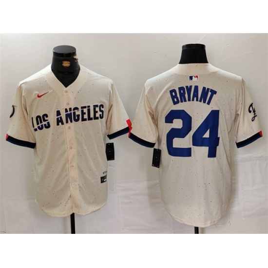 Men Los Angeles Dodgers 24 Kobe Bryant Cream Stitched Baseball Jersey Men Los Angeles Dodgers 24 Kobe Bryant Cream Stitched Baseball Jersey