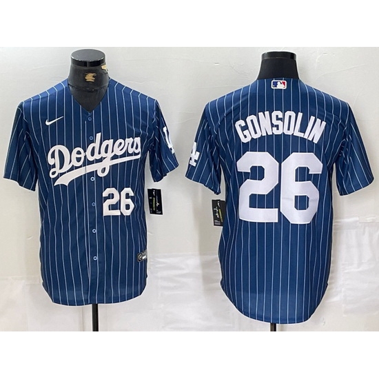 Men Los Angeles Dodgers 26 Tony Gonsolin Blue Cool Base Stitched Baseball Jersey 1 Men Los Angeles Dodgers 26 Tony Gonsolin Blue Cool Base Stitched Baseball Jersey 1